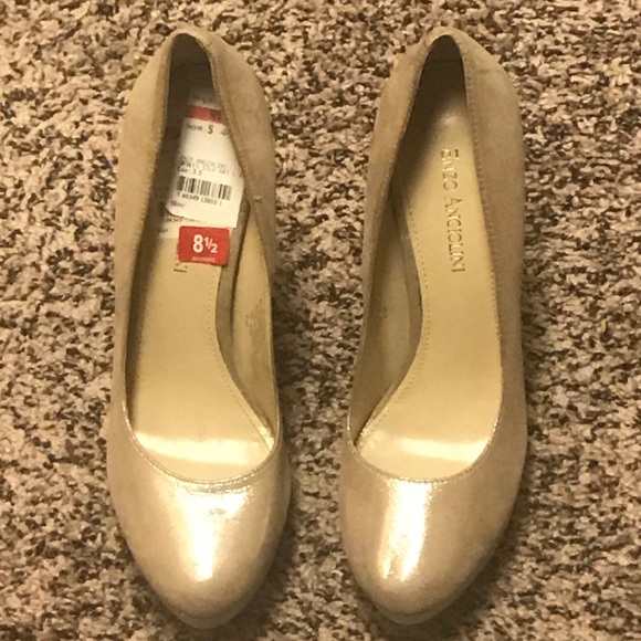 Enzo Anciolini Silver Natural Heels - Picture 3 of 5